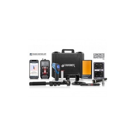 KIT completo de prueba de humedad de hormigón Tramex CDIK