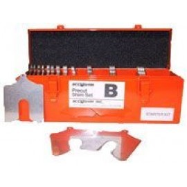 Lainas Calibradas de Acero Inoxidable 3"x 3" Full Kit