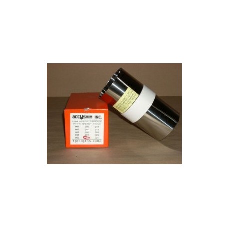 Rollo de Laina Calibrada en Acero Inoxidable de 6" x 50" espesor .0005
