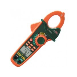 Extech EX623: Pinza amperimétrica de CA/CC de doble entrada de 400 A + VSC (voltaje sin contacto) + termómetro de infrarrojos