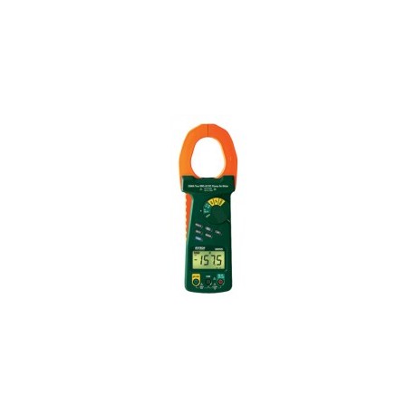 Extech 380926 Pinza amperimétrica de CA/CC de RMS (media cuadrática) verdadera de 2000 A