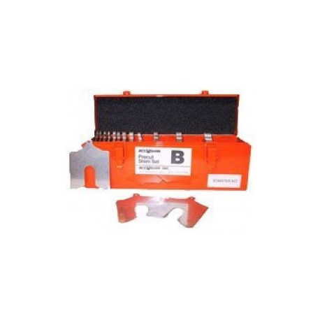 Lainas Calibradas de Acero Inoxidable 3"x 3" Full Kit
