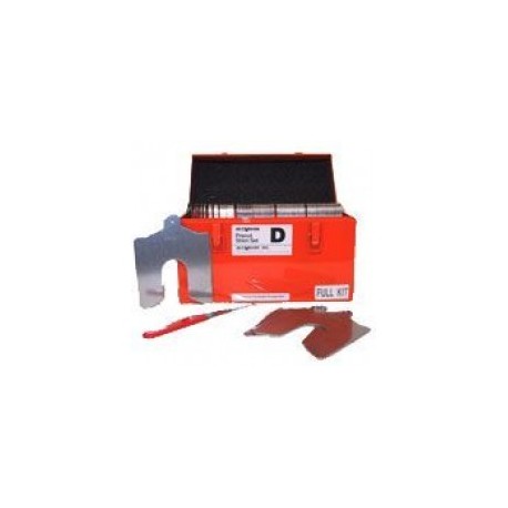 Lainas Calibradas de Acero Inoxidable 5" x 5" Full Kit