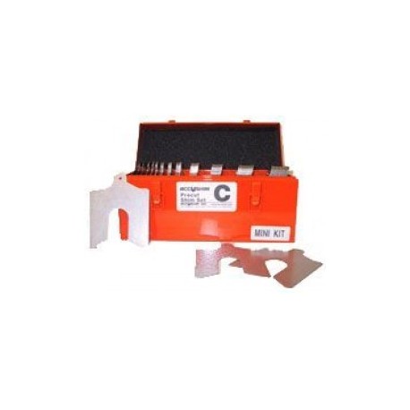 Lainas Calibradas de Acero Inoxidable ACC 4"x 4" Mini Kit