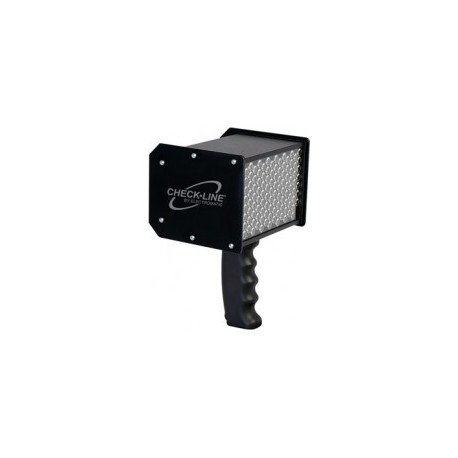 QBS-LED Estroboscopio LED alimentado por batería Brillo máximo de 10,000 LUX  118 LED de alta potencia