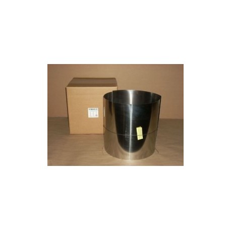 Rollo de Laina Calibrada en Acero Inoxidable de 12" x 50" espesor .025"