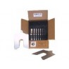Service Kit Lainas Calibradas de acero inoxidable 4" x 4"