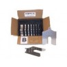 Service Kit Lainas Calibradas de Acero Inoxidable 3" x 3"
