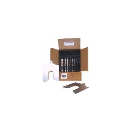 Service Kit Lainas Calibradas de acero inoxidable 4" x 4"
