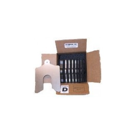 Service Kit Lainas Calibradas de Acero Inoxidable 5" x 5"